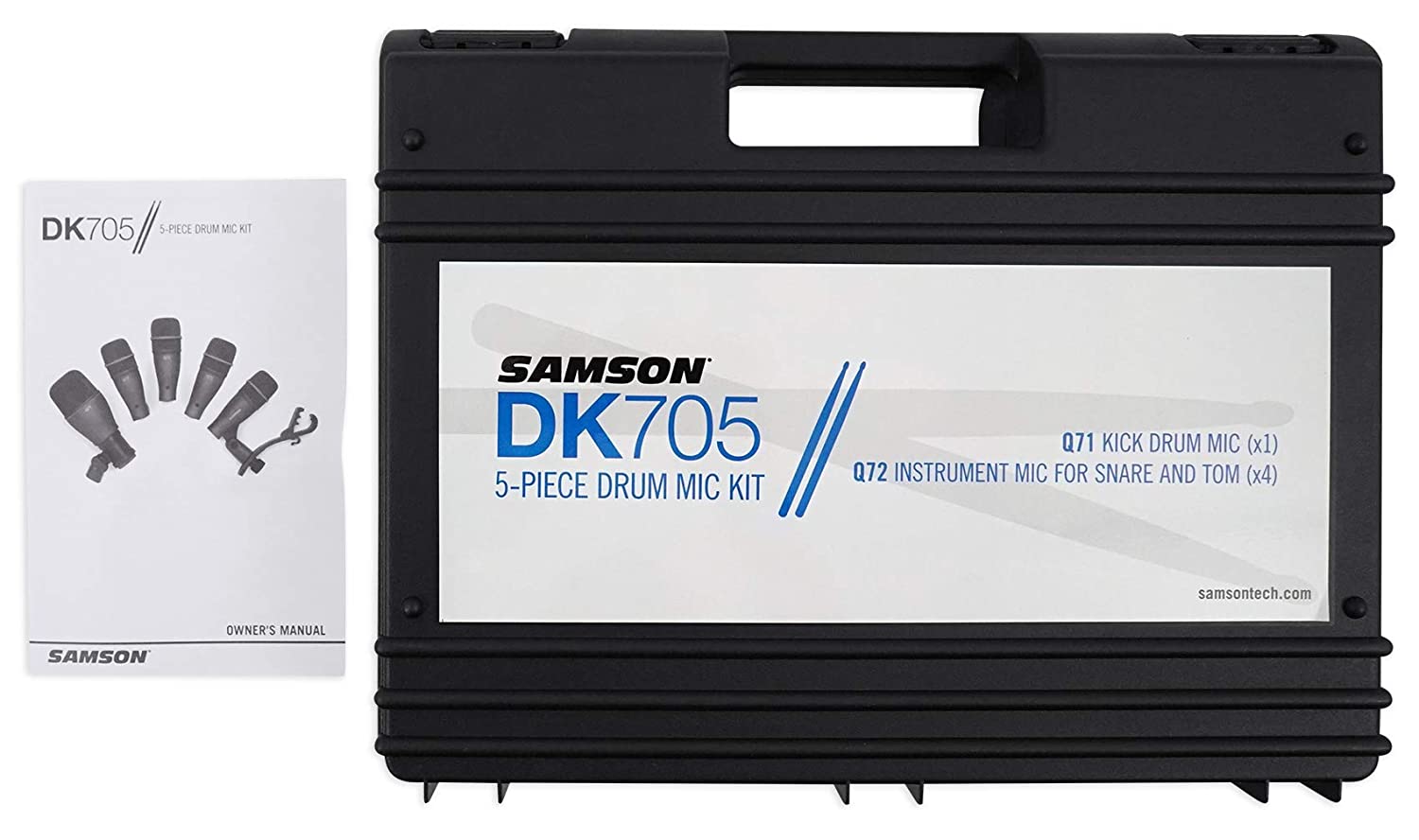 Samson - DK705 - Pack 5 microphones dynamiques pour batterie - en étui :  : Instruments de musique et Sono